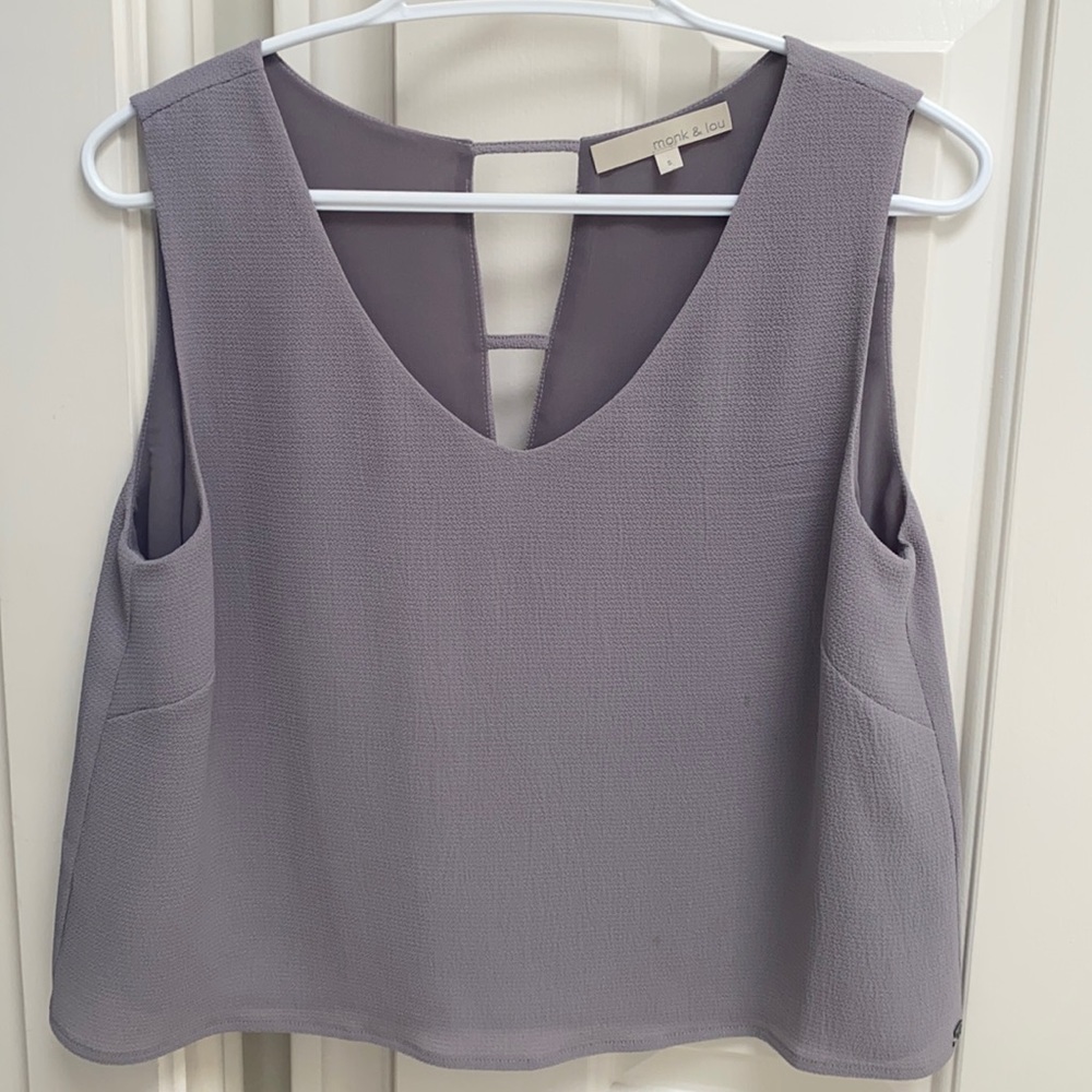 Monk and Lou cropped top